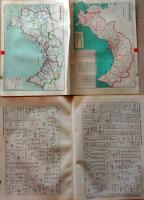 D26042038〇古地図比較 分県地図比較  高知県 高知市街図  昭和32年と43年 大日本分県地図併地名総覧抜粋〇和本古書古文書
