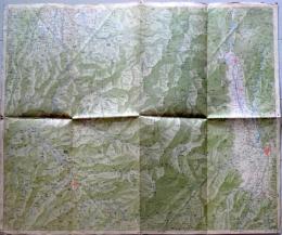 D26050401〇古地図 五万分一図 高山 飛騨 岐阜 戦前昭和年代〇和本古書古文書