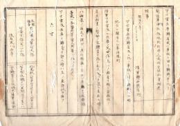 N26042675○明治布告布達○下士官兵卒帰省或は事故に因り帰郷中 地方に関渉する事件取扱規則 全４丁 帰省免許状 宿泊証書○明治６年陸軍省布達 岐阜県○和本古書古文書 
