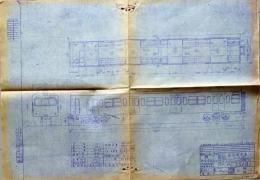 D26050803〇青焼図面 鉄道  直流制御車 クハ１０３  日本車両 昭和４７年〇和本古書古文書