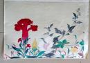 D26051605〇彩色木版画   花 昭和年代〇和本古書古文書