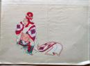 D26051606〇彩色木版画 雅楽  奈良時代 舞踊 昭和年代〇和本古書古文書
