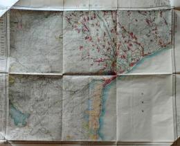 D26053103〇古地図 五万分一図 小田原 神奈川県 昭和２０年代〇和本古書古文書
