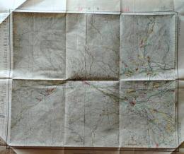 D26053117〇古地図 五万分一図 日光 栃木県 昭和２０年代〇和本古書古文書