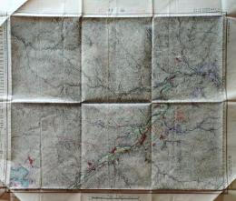 D26053120〇古地図 五万分一図 谷村 山梨県 昭和２０年代〇和本古書古文書