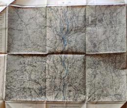 D26053128〇古地図 五万分一図 藤沢 神奈川県 昭和２０年代〇和本古書古文書