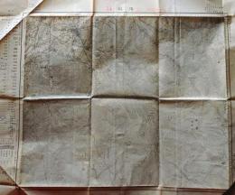 D26053148〇古地図 五万分一図 須坂 長野県 昭和２０年代〇和本古書古文書