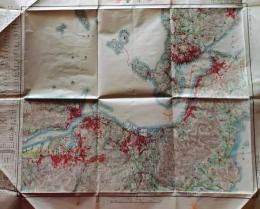 D26060104〇古地図 五万分一図 小倉 福岡県 昭和２０年代〇和本古書古文書