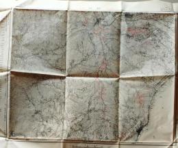 D26060122〇古地図 五万分一図 掛川 静岡県 昭和２０年代〇和本古書古文書