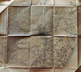 D26060127〇古地図 五万分一図 仙台 宮城県 昭和２０年代〇和本古書古文書