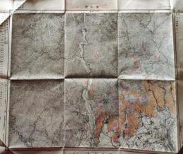 D26060133〇古地図 五万分一図 清水市 静岡県 昭和２０年代〇和本古書古文書