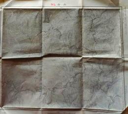 D26060137〇古地図 五万分一図 川治 栃木県 昭和２０年代〇和本古書古文書