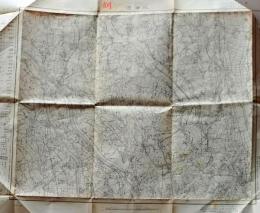 D26060138〇古地図 五万分一図 水海道 茨城県  昭和２０年代〇和本古書古文書