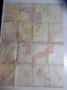D26060517〇古地図  シベリア 西比利亜大地図    大正７年〇和本古書古文書