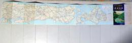 D26060521〇古地図  鉄道地図 バス路線入   昭和年代〇和本古書古文書