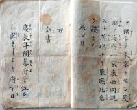 D26060709〇明治布告布達  江戸ヲ称シテ東京ト為スノ詔書  明治元年７月〇和本古書古文書