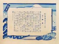 D26060632〇印刷 東海道五十三次 広重  荒井 解説付 昭和年代〇和本古書古文書 