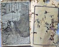 D26060818〇彩色木版 草双紙 合巻  室町源氏胡蝶巻 第１０編下巻 １冊 柳亭種彦 梅蝶楼国貞画 江戸末期〇和本古書古文書