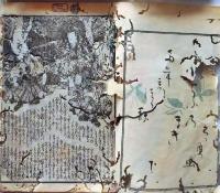 D26060834〇彩色木版 草双紙 合巻  室町源氏胡蝶巻 第１８編下巻 １冊 柳亭種彦 梅蝶楼国貞画 江戸末期〇和本古書古文書