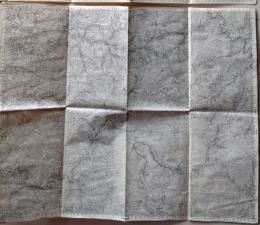 D26053102〇古地図 五万分一図 山上獄 奈良県 昭和２０年代〇和本古書古文書