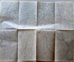 D26053105〇古地図 五万分一図 八尾 富山県 昭和２０年代〇和本古書古文書