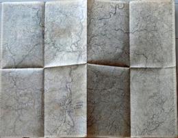 D26053107〇古地図 五万分一図 犬飼 大分県 昭和２０年代〇和本古書古文書