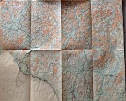 D26053108〇古地図 五万分一図 舩木 山口県 昭和２０年代〇和本古書古文書