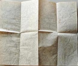 D26053119〇古地図 五万分一図 下砦部 岡山県 昭和２０年代〇和本古書古文書