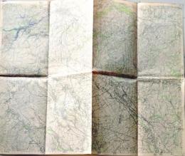 D26053121〇古地図 五万分一図 上楚原 東京府 昭和２０年代〇和本古書古文書
