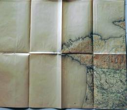 D26053128〇古地図 五万分一図 杵築 島根県 昭和２０年代〇和本古書古文書