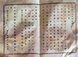 D26061026〇明治布告布達   鉱山場所図面 明治８年 岐阜県〇和本古書古文書