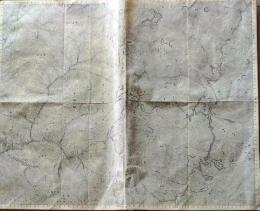 D26053135〇古地図 五万分一図 赤石岳 甲府  昭和２０年代〇和本古書古文書