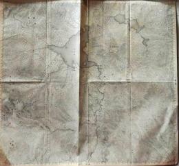 D26053148〇古地図 五万分一図 阿寒湖 北海道 昭和２０年代〇和本古書古文書