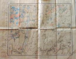 D26070214〇古地図 二万五千分一図 鳥栖 佐賀県 昭和４年〇和本古書古文書