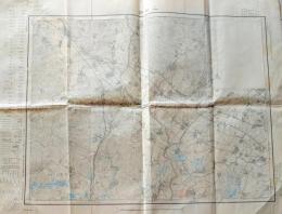 D26070215〇古地図 二万五千分一図 二日市 佐賀県 昭和４年〇和本古書古文書