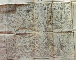 D26070504〇古地図 五万分一図 古河 茨城県 昭和２０年代〇和本古書古文書