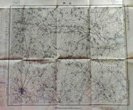 D26070508〇古地図 五万分一図 石岡 茨城県 昭和２０年代〇和本古書古文書