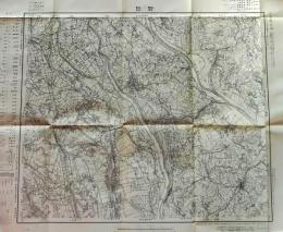 D26070510〇古地図 五万分一図 野田 千葉県 昭和２０年代〇和本古書古文書