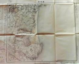 D26070514〇古地図 五万分一図 那珂湊 茨城県 昭和２０年代〇和本古書古文書