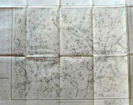 D26070515〇古地図 五万分一図 土浦 茨城県 昭和２０年代〇和本古書古文書