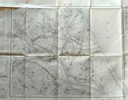 D26070527〇古地図 五万分一図 潮来 茨城県 昭和２０年代〇和本古書古文書