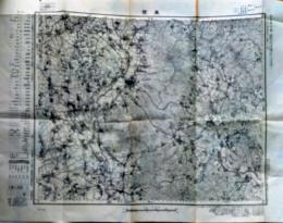 D26070545〇古地図 五万分一図 真壁 茨城県 昭和２０年代〇和本古書古文書