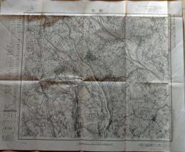 D26070552〇古地図 五万分一図 野田 千葉県 昭和２０年代〇和本古書古文書