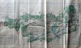 D26071302〇複製 古地図  山城州大絵図 安永７年 昭和年代〇和本古書古文書