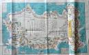 D26071304〇複製 古地図 四国巡礼全図弘法大師 八十八箇所 文化４年  昭和年代〇和本古書古文書