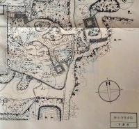 D26070123〇妙心寺桂春院 １枚 京都府京都市右京区花園妙心寺町「日本有名庭園実測図集」の１枚  庭園文化研究所〇和本古書古文書