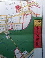 D26070160〇復刻版 小日向絵図 万延元年 新宿区の一部 江戸切絵図 尾張屋版 人文社 日本地図選集社 昭和年代〇和本古書古文書
