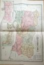 D26070104〇復刻 秋田県管内全図 日本地図選集 明治２７年 大日本管轄分地図  昭和４３年〇和本古書古文書