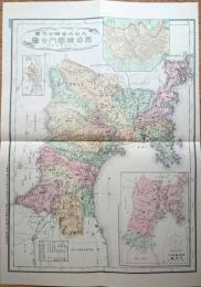 D26070106〇復刻 宮城県管内全図 日本地図選集 明治２７年 大日本管轄分地図  昭和４３年〇和本古書古文書	