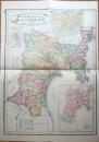 D26070106〇復刻 宮城県管内全図 日本地図選集 明治２７年 大日本管轄分地図  昭和４３年〇和本古書古文書	